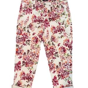 Bandolino Kids Floral Print Bottoms - Red and Green